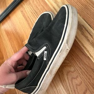 Black slip on vans